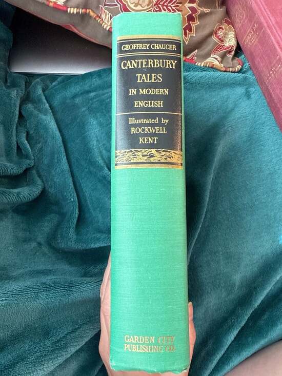 Garden City Publishing Company Other - 1934 Canterbury Tales by Geoffrey Chaucer, Illustrated by Rockwell Kent, De Luxe